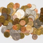 Münzen aus der Sparbüchse