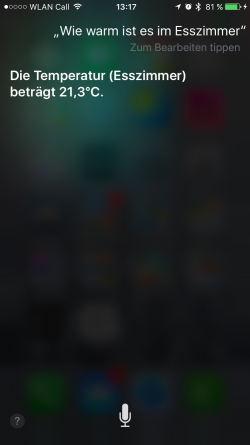 HomeKit und Siri